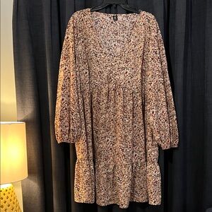 SHEIN Multicolor Long Sleeve Dress